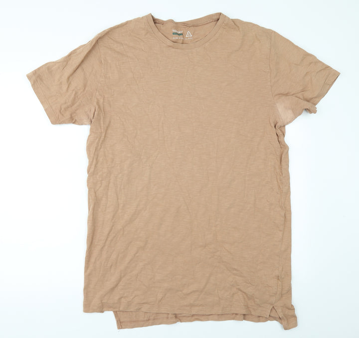 Topman Mens Orange T-Shirt Size L