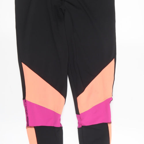 Workout Womens Black   Capri Leggings Size 10 L27 in