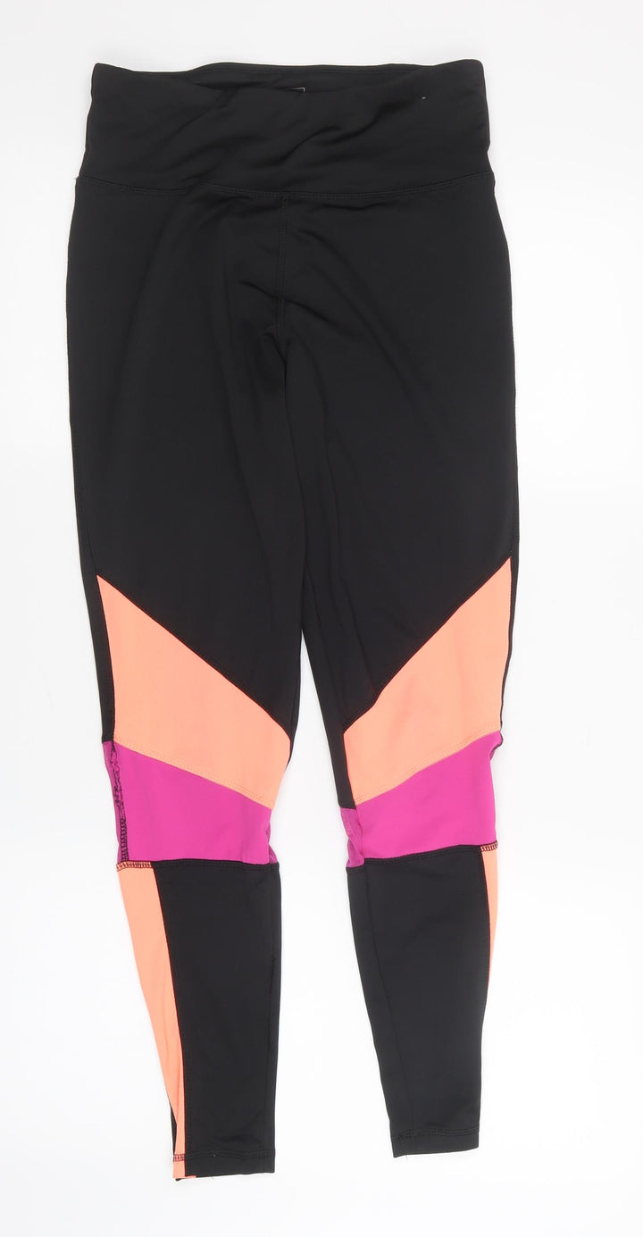 Workout Womens Black Capri Leggings Size 10 L27 in