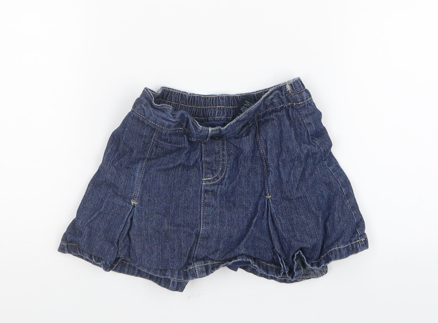 Faded Glory Girls Blue  Denim A-Line Skirt Size 4 Years