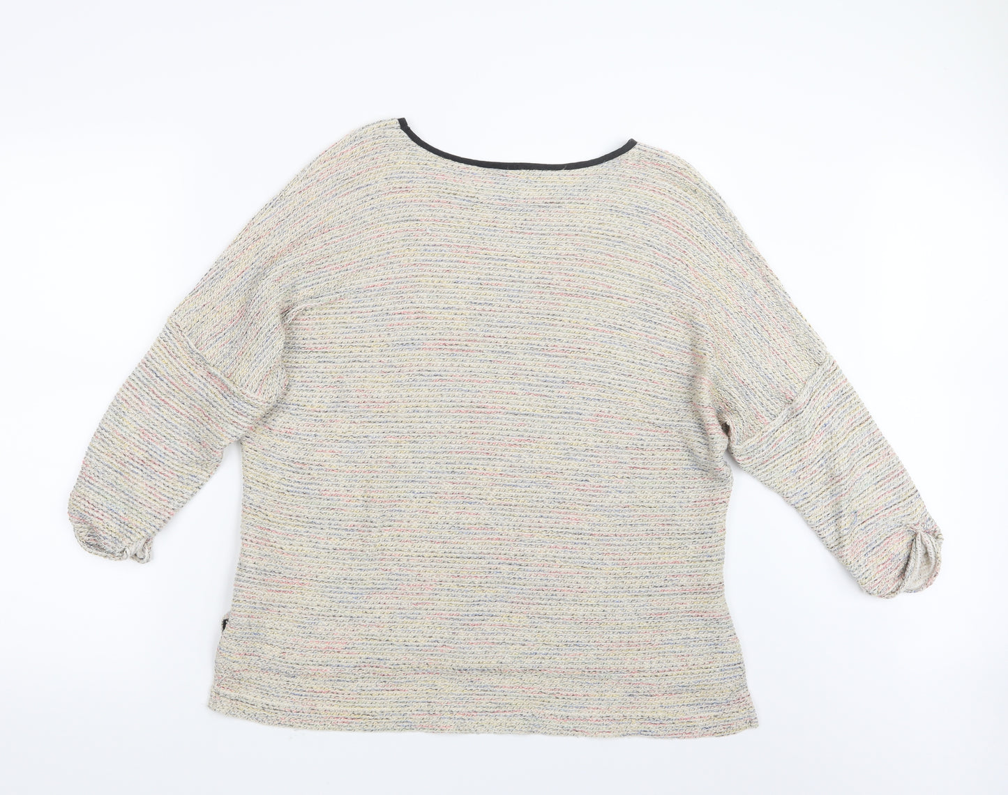 Topshop Womens Beige  Knit Pullover Jumper Size 12