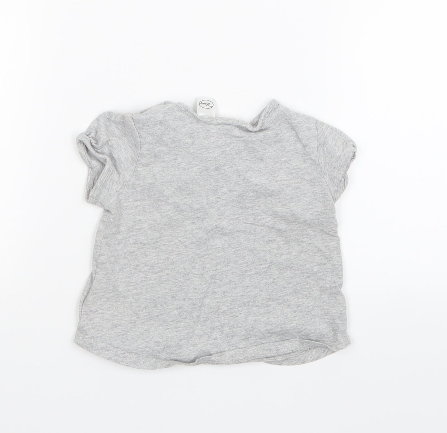 H&M  Grey   Basic T-Shirt Size 12 Months  - Minnie Mouse