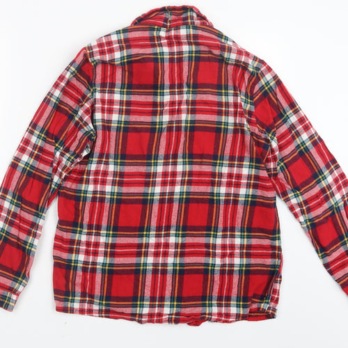 Love to Lounge Womens Red Check  Top Pyjama Top Size 12