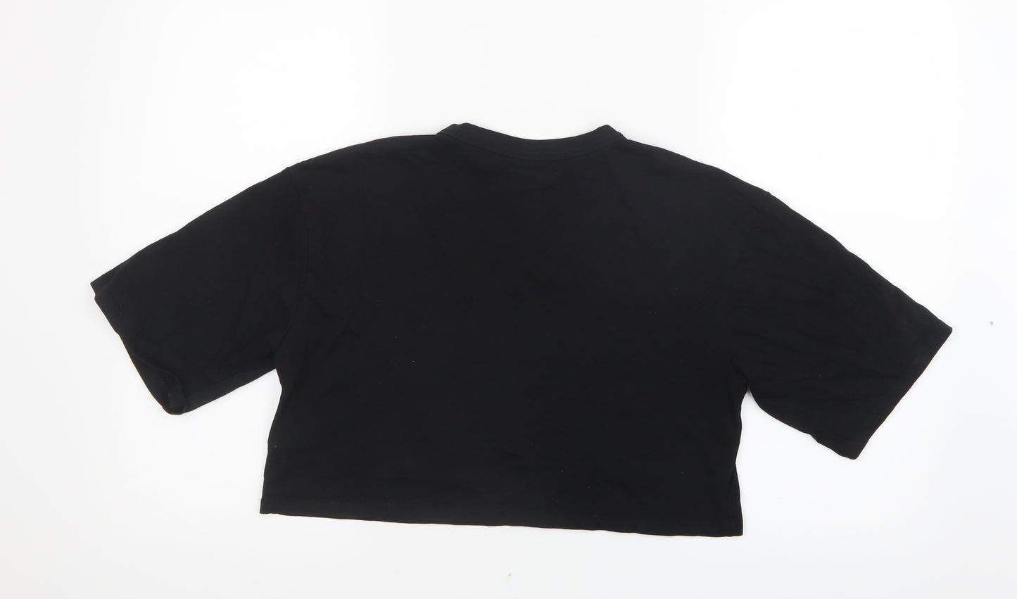 IVY PARK Womens Black   Cropped T-Shirt Size XS
