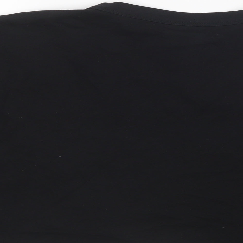 IVY PARK Womens Black   Cropped T-Shirt Size XS