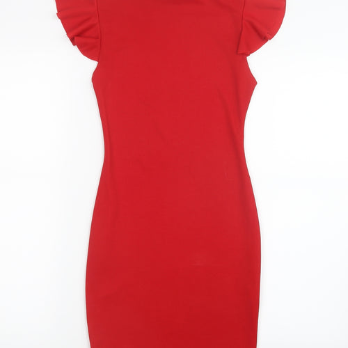 PRETTYLITTLETHING Womens Red   Mini  Size 8