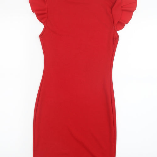 PRETTYLITTLETHING Womens Red   Mini  Size 8