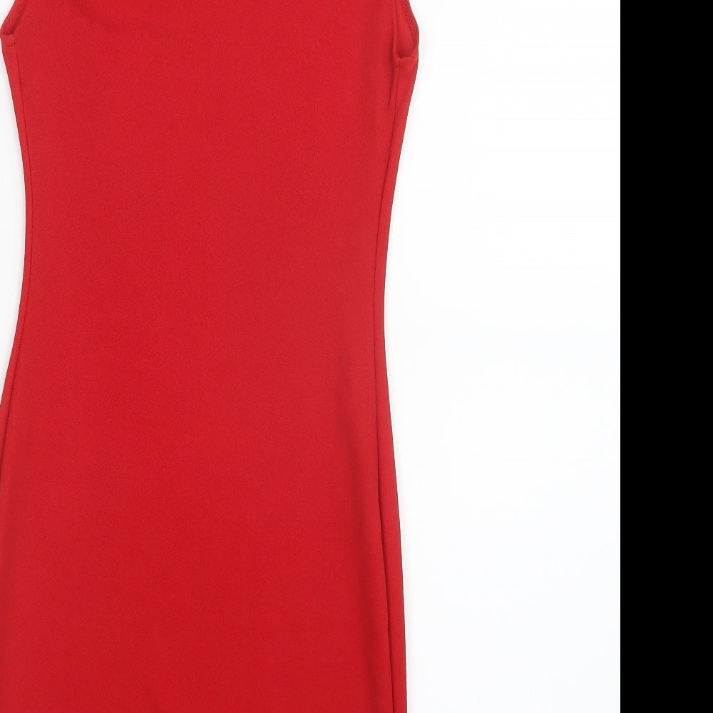 PRETTYLITTLETHING Womens Red   Mini  Size 8