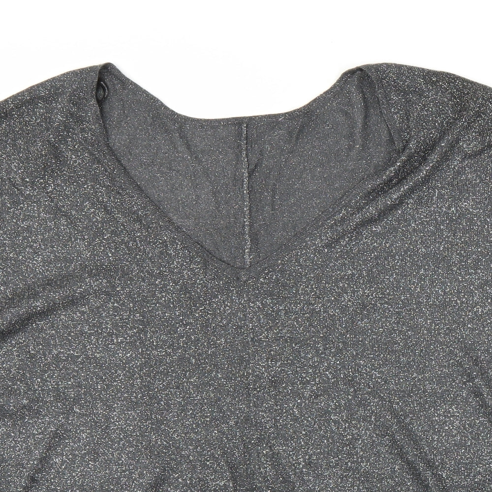 Dorothy Perkins Womens Grey   Basic Blouse Size 22