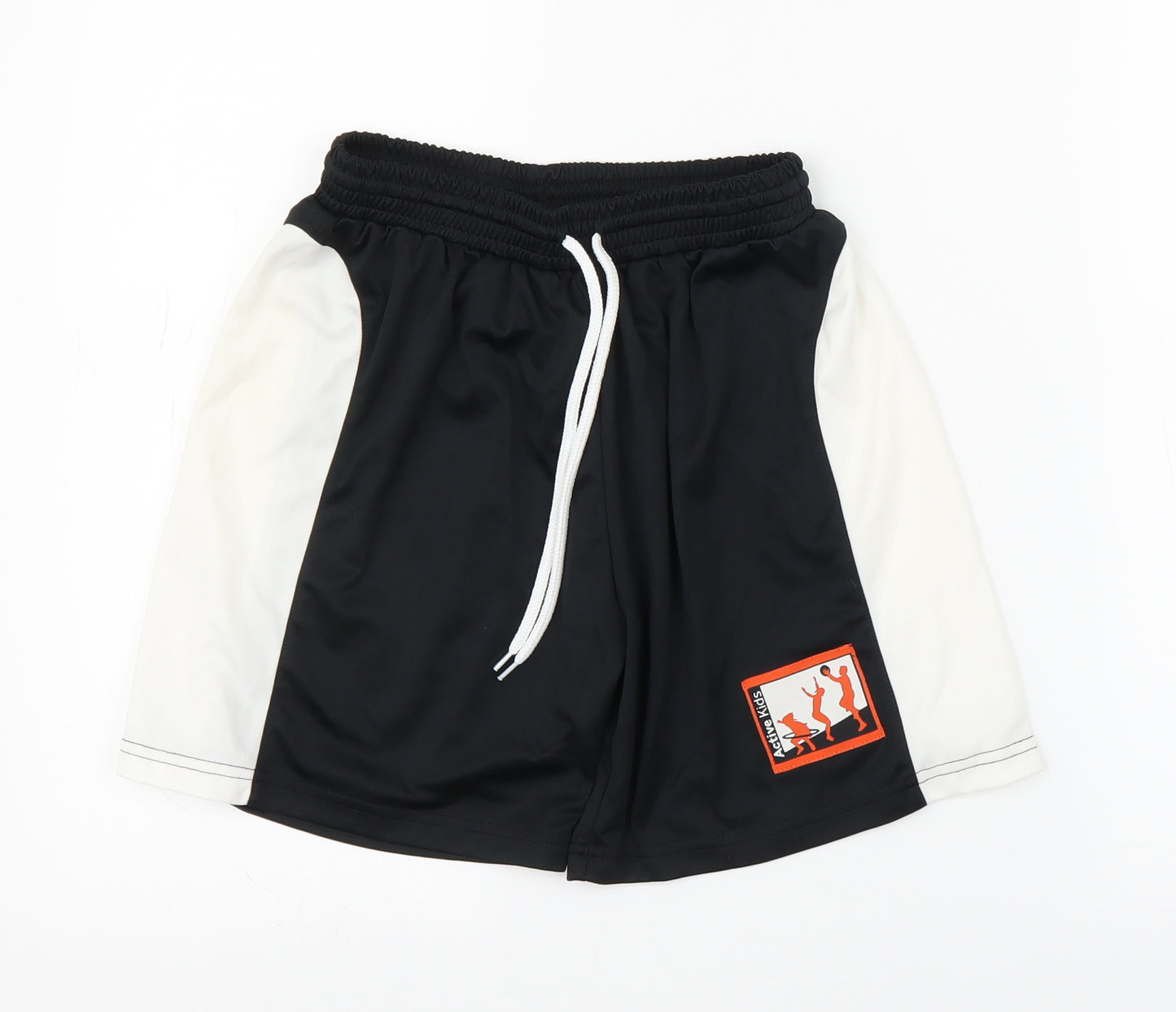 Sainsburys  Boys Black   Sweat Shorts Size 10 Years