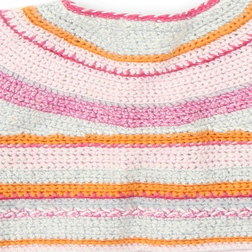 Gap Girls Multicoloured Striped  Cardigan Jumper Size 3-6 Months