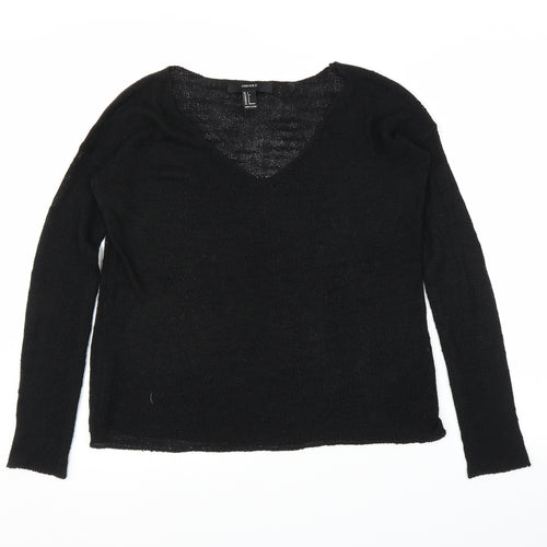FOREVER 21 Womens Black   Pullover Jumper Size S