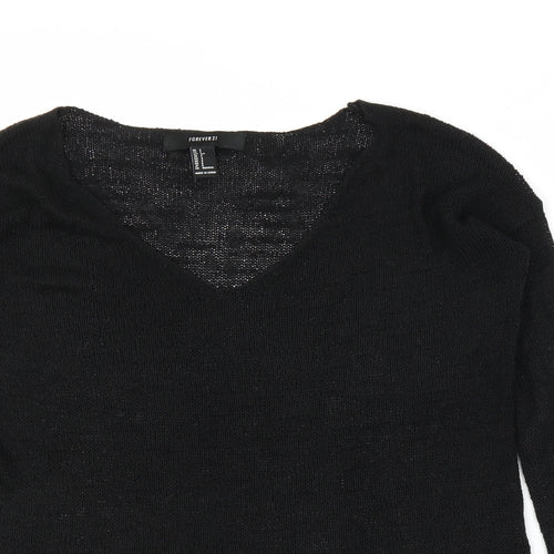 FOREVER 21 Womens Black   Pullover Jumper Size S