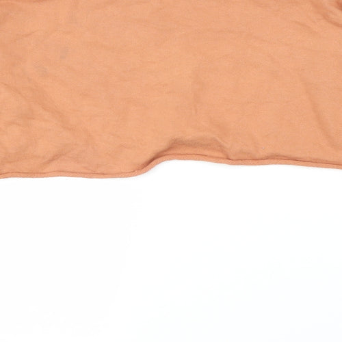 PRETTYLITTLETHING Womens Orange   Pullover Jumper Size 8  - Cropped