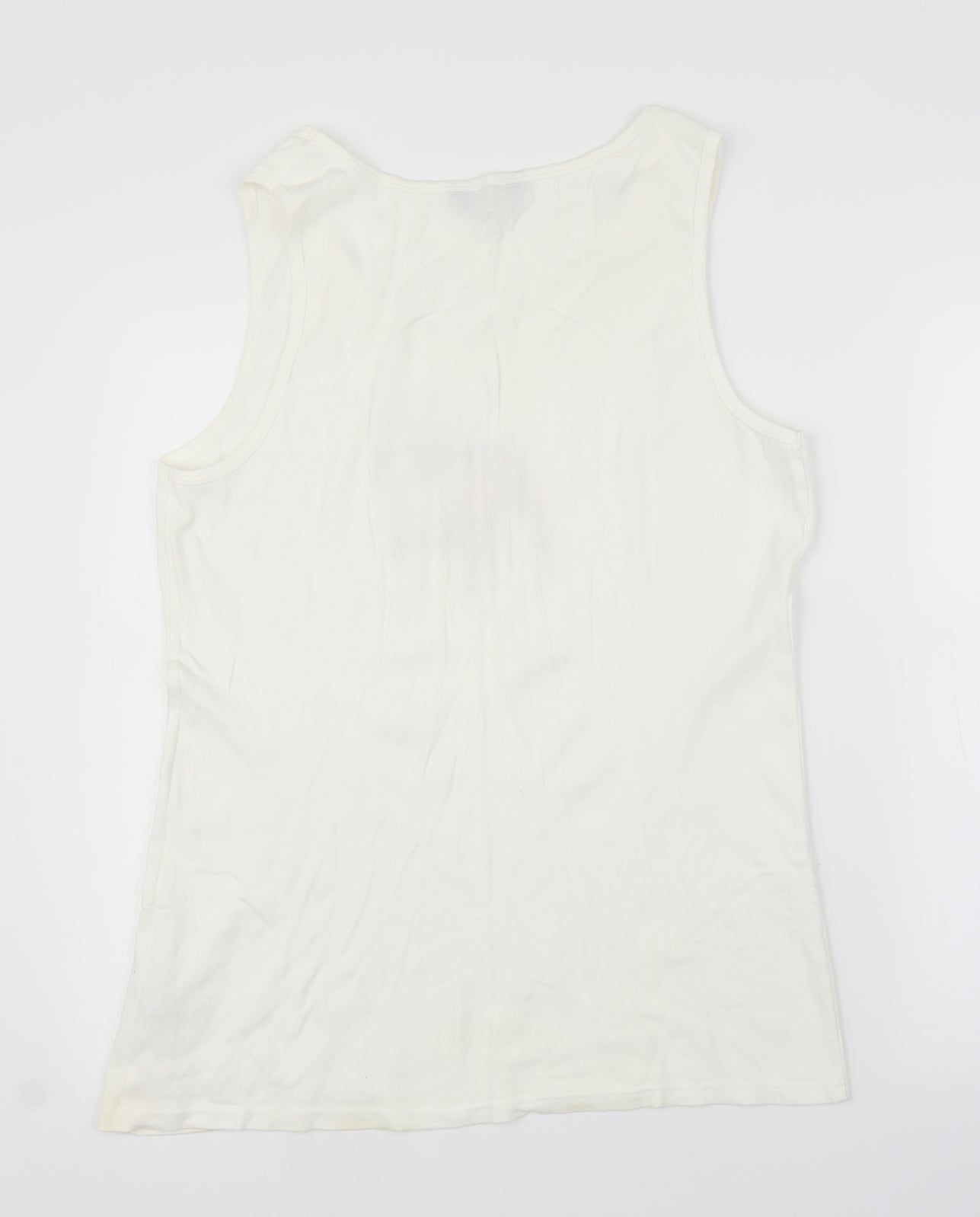 Dorothy Perkins Womens White   Basic Tank Size 22
