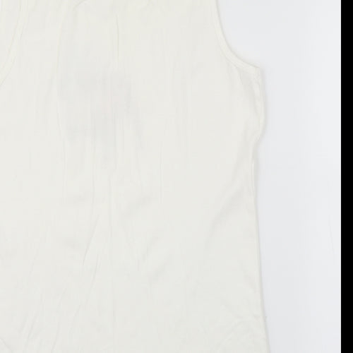 Dorothy Perkins Womens White   Basic Tank Size 22