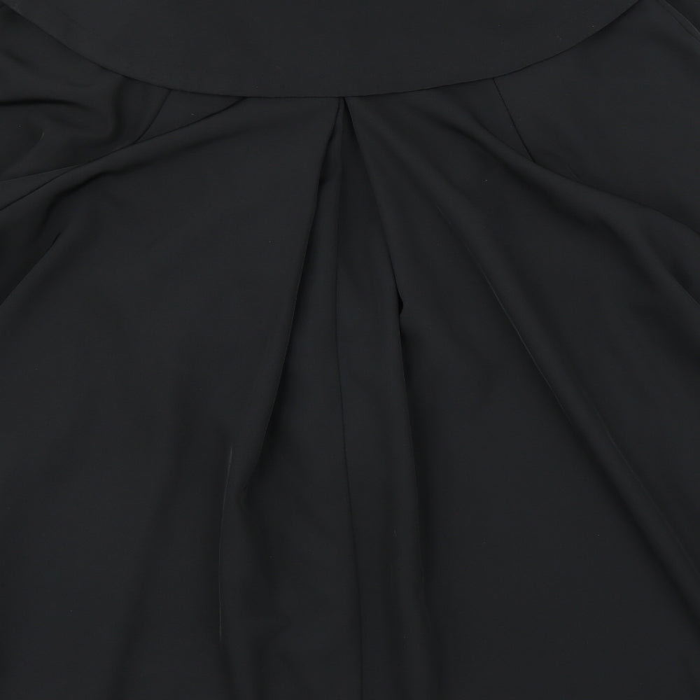 Solo Womens Black   Cape Jumper Size 12