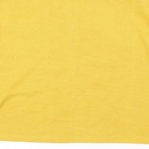 Preworn Womens Yellow   Pullover Jumper Size S  - Cropped