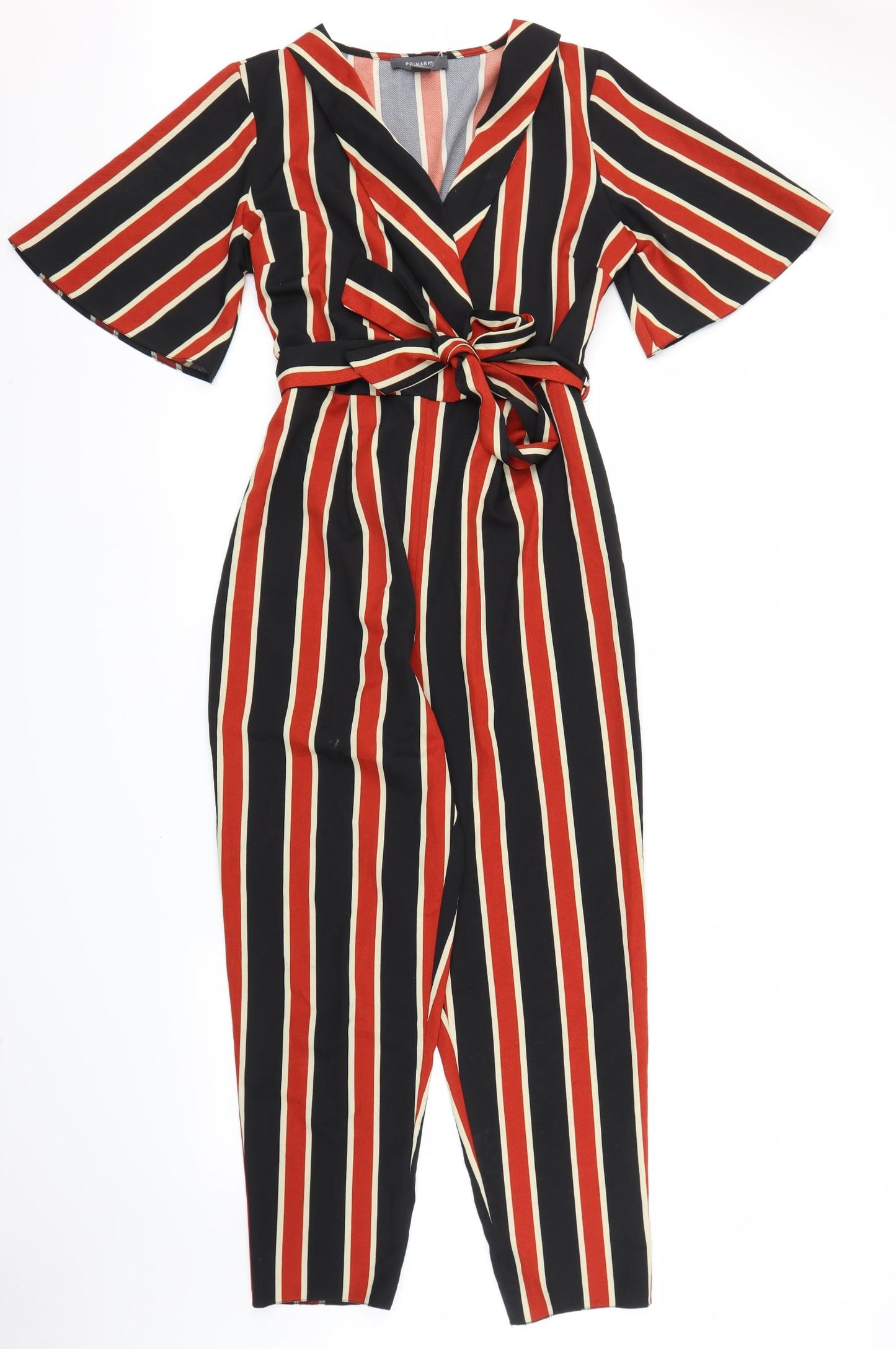 Primark Womens Multicoloured Striped  Jumpsuit One-Piece Size 12 L25 in