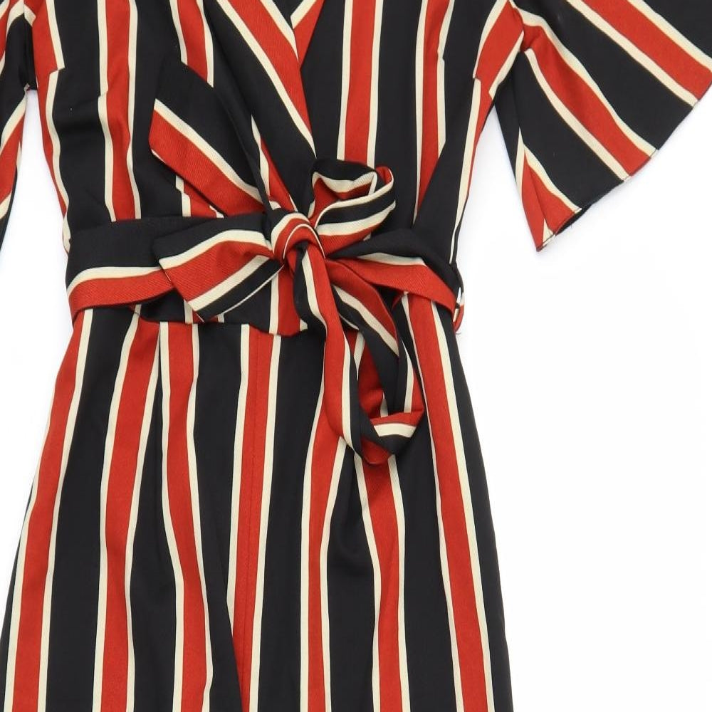Primark Womens Multicoloured Striped  Jumpsuit One-Piece Size 12 L25 in