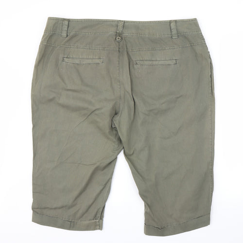 Dorothy Perkins Womens Green   Bermuda Shorts Size 22