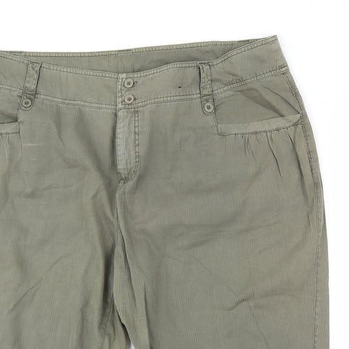 Dorothy Perkins Womens Green   Bermuda Shorts Size 22