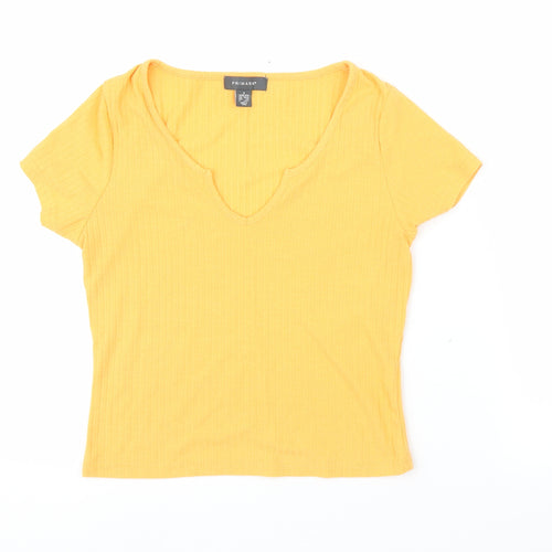 Primark Womens Orange   Basic T-Shirt Size S