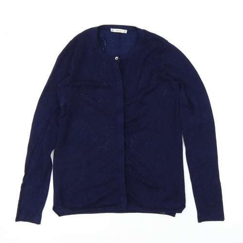 Zara Womens Blue   Cardigan Jumper Size S