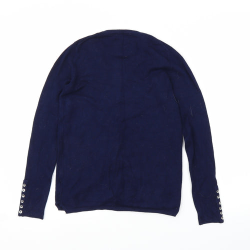 Zara Womens Blue   Cardigan Jumper Size S