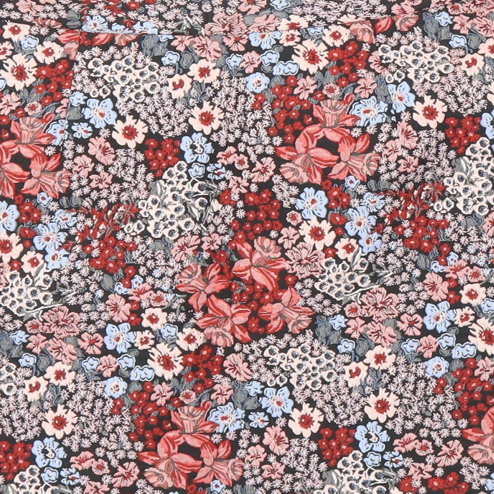 Primark Womens Pink Floral  A-Line Skirt Size 12
