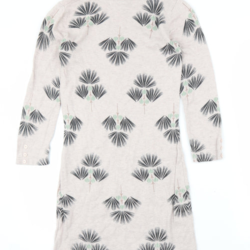 NEXT Womens Beige Floral  Jumper Dress  Size 6