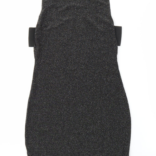 Primark Womens Silver Herringbone  Sheath  Size 10