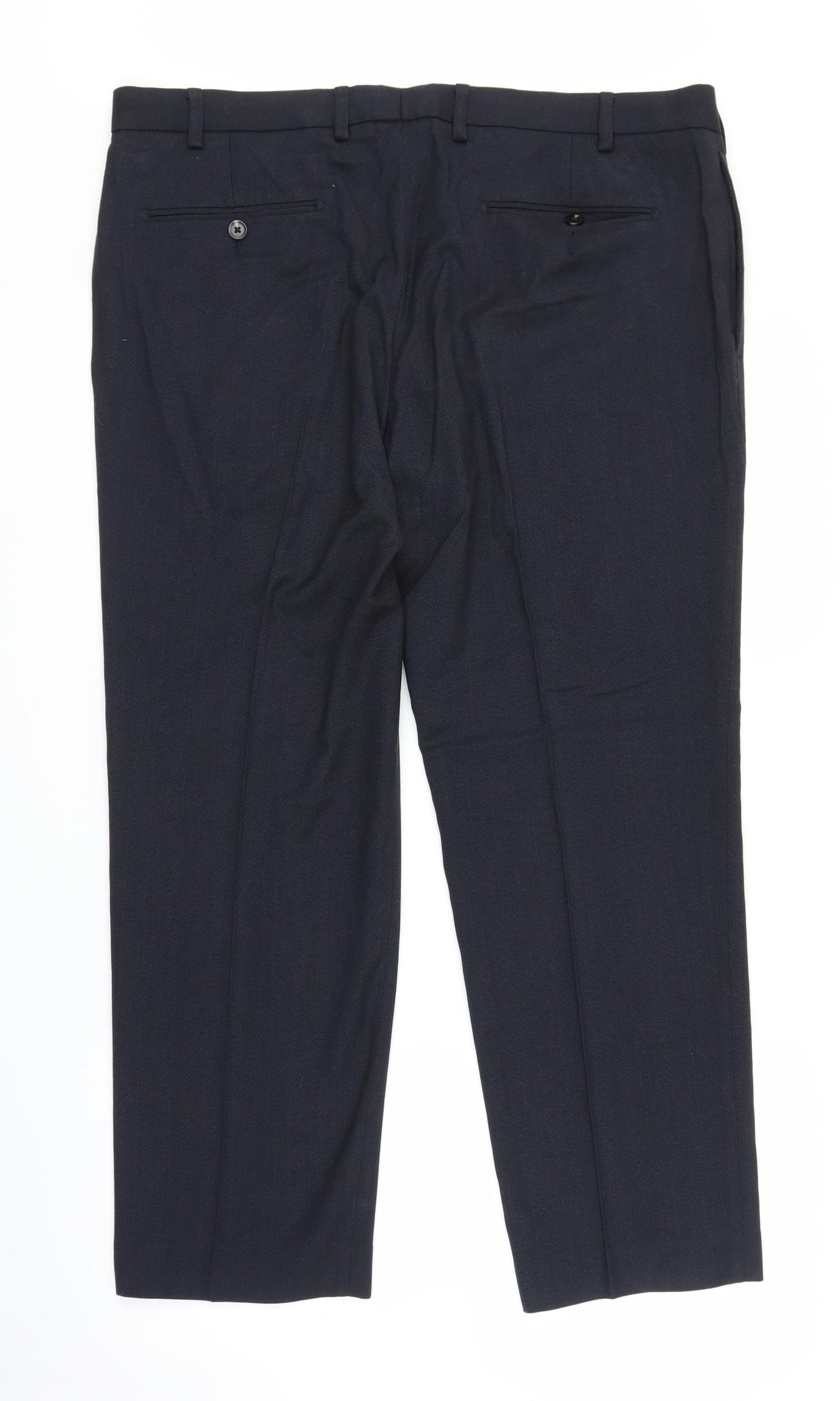 M&S Mens Blue   Trousers  Size 38 in L24 in