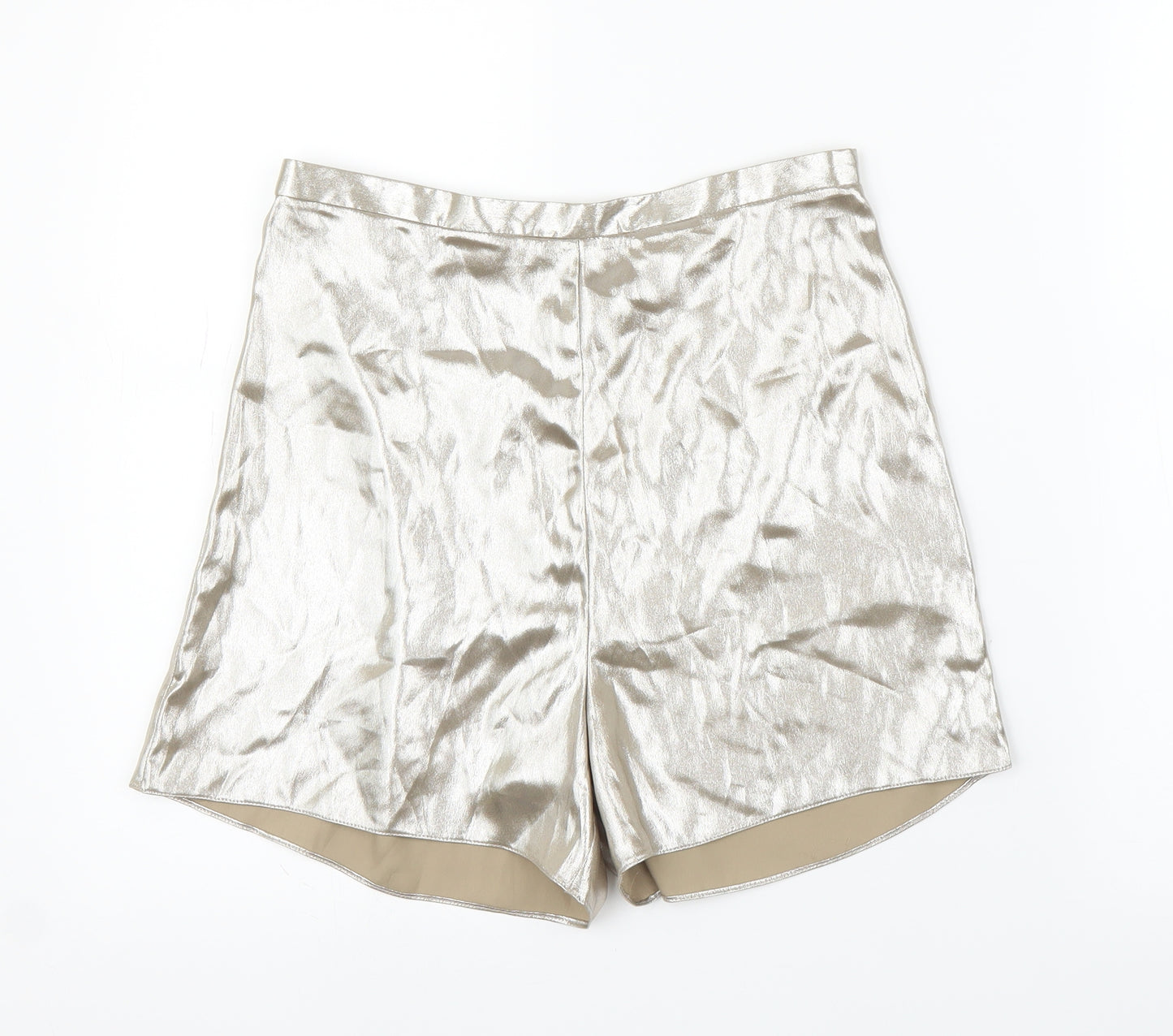 River Island Womens Gold   Bermuda Shorts Size 10