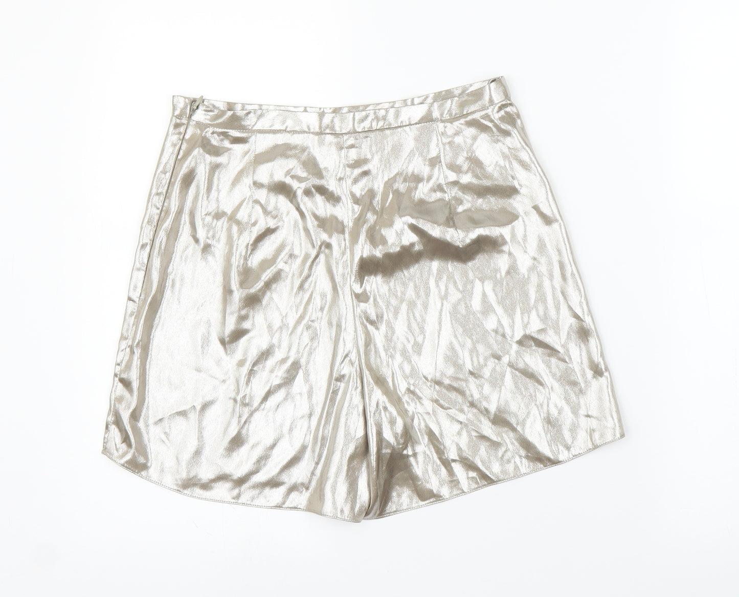 River Island Womens Gold   Bermuda Shorts Size 10