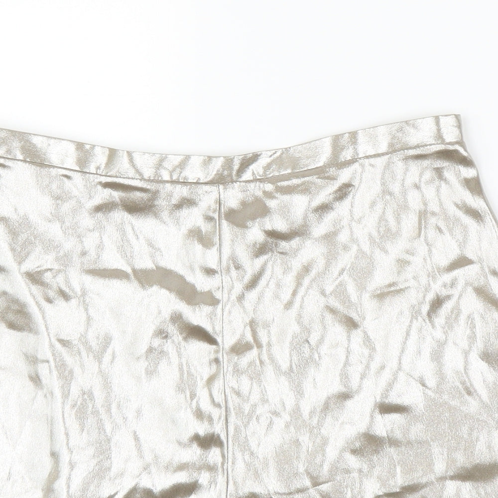 River Island Womens Gold   Bermuda Shorts Size 10