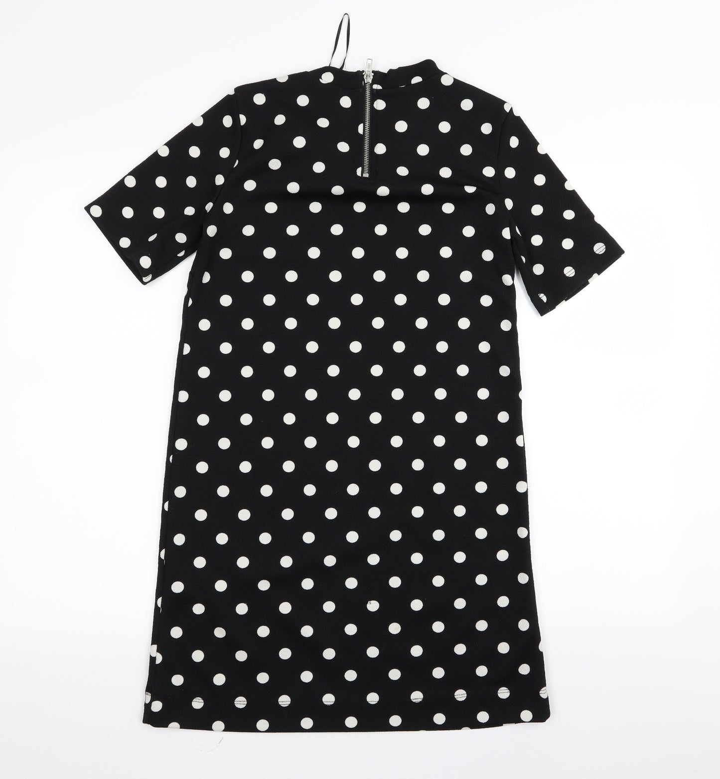 Divided by H&M Womens Black Polka Dot  A-Line  Size 10