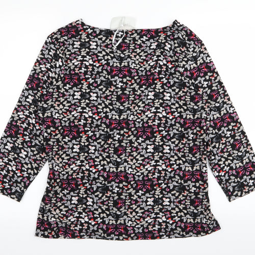 pebble bay Womens Multicoloured   Basic T-Shirt Size 18  - BUTTERFLIES