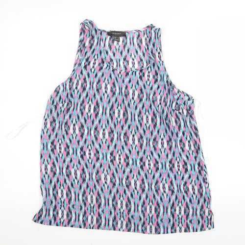 Primark Womens Multicoloured Geometric  Basic Tank Size 10