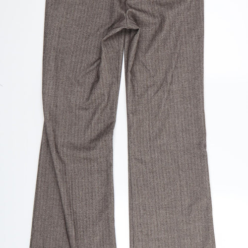 Jane Norman Womens Brown   Trousers  Size 10 L32 in