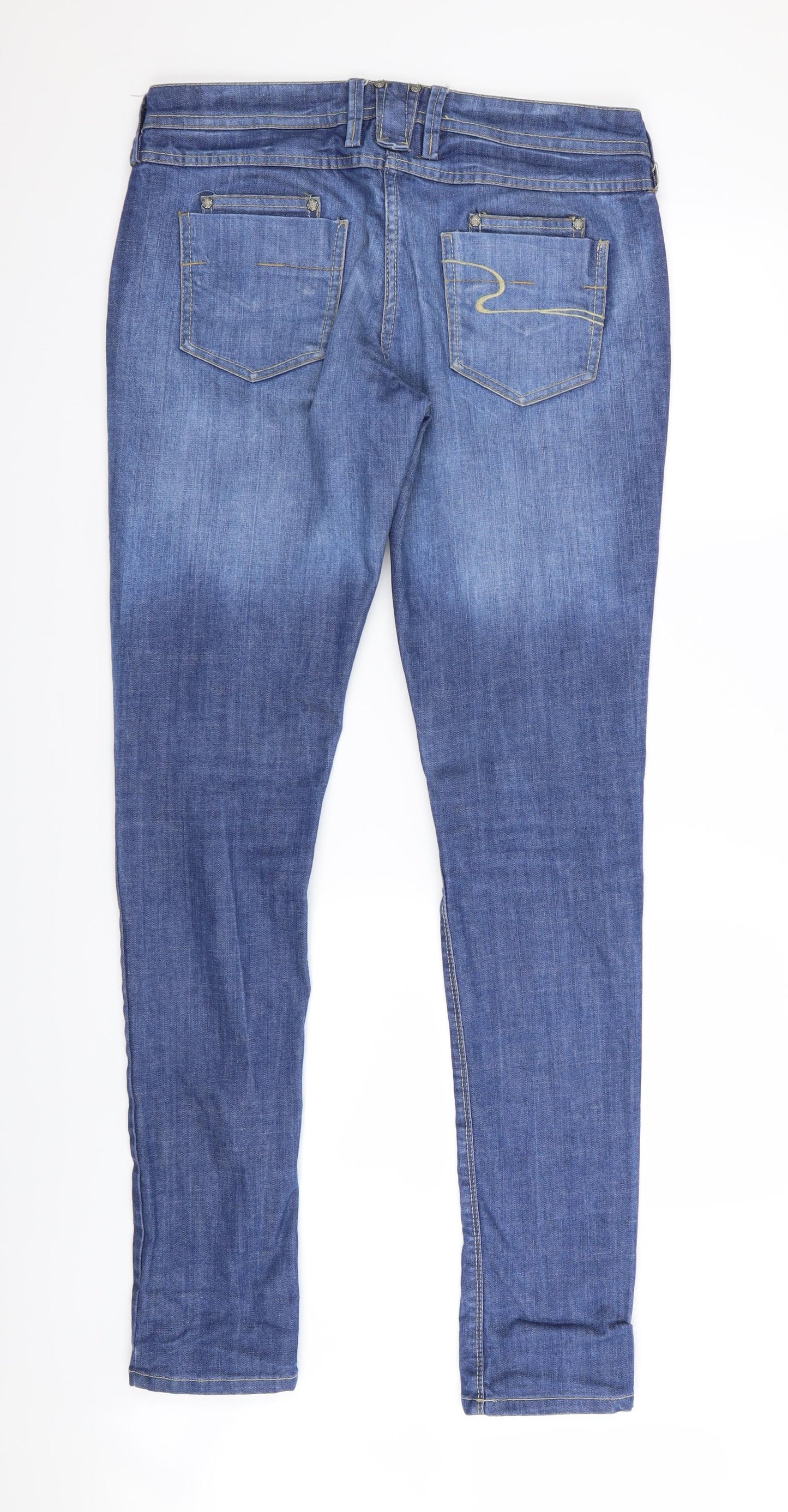 NEXT Womens Blue   Skinny Jeans Size 12 L34 in