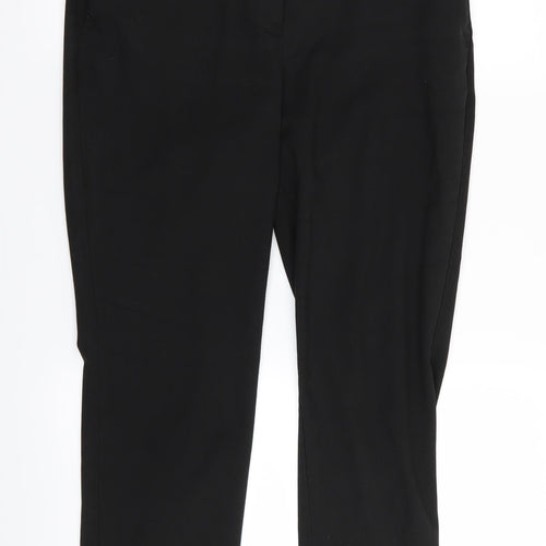 NEXT Womens Black   Trousers  Size 10 L28 in