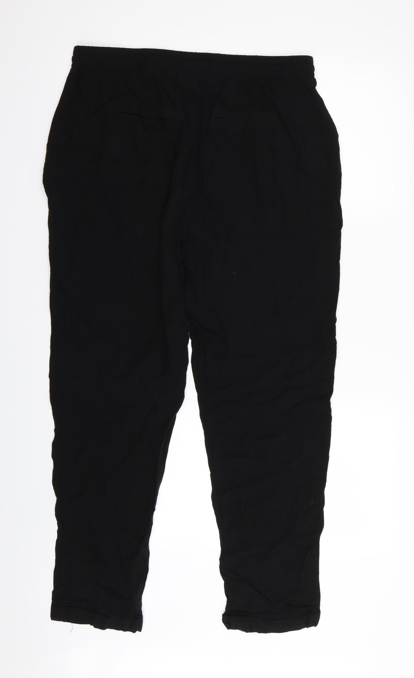 Preworn Womens Black   Trousers  Size 30 in L27 in