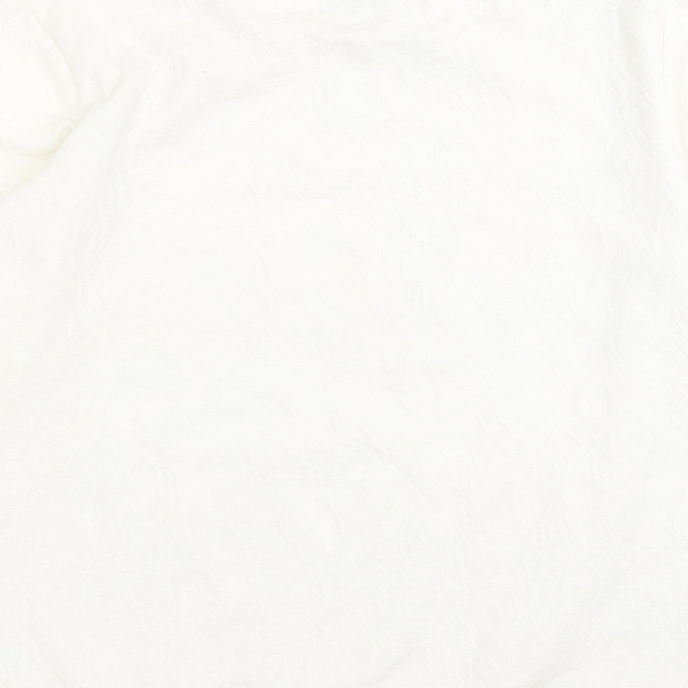 Matalan Girls White   Pullover Jumper Size 10-11 Years