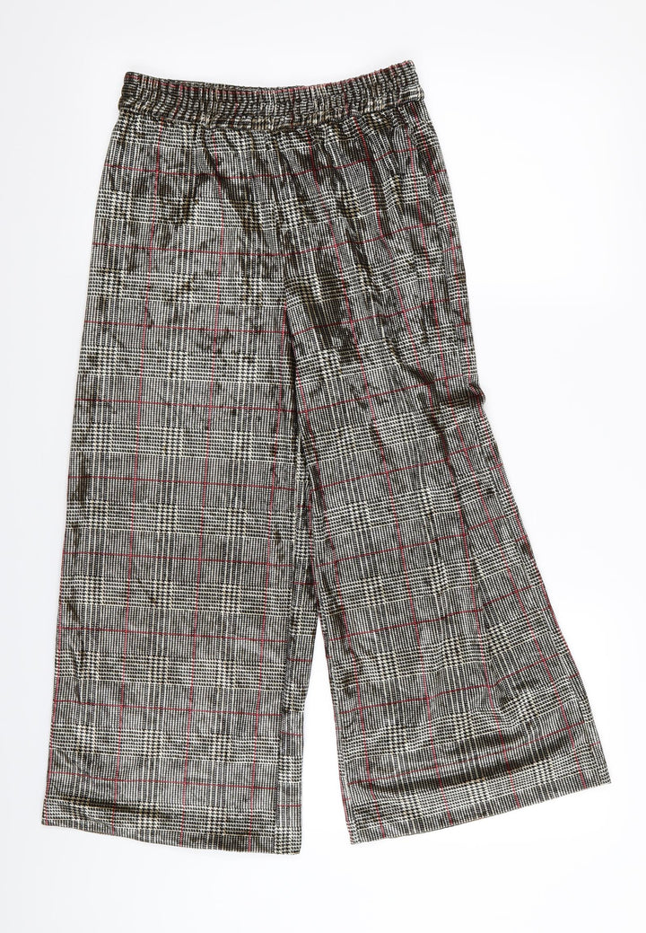 River Island Girls Multicoloured Check  Jogger Trousers Size 10 Years - trousers