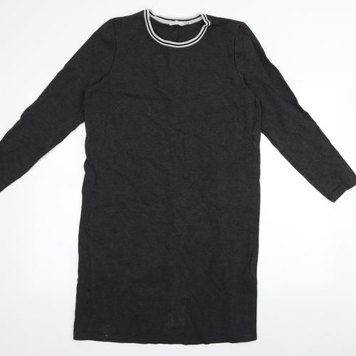 GR nature Womens Grey   T-Shirt Dress  Size 12