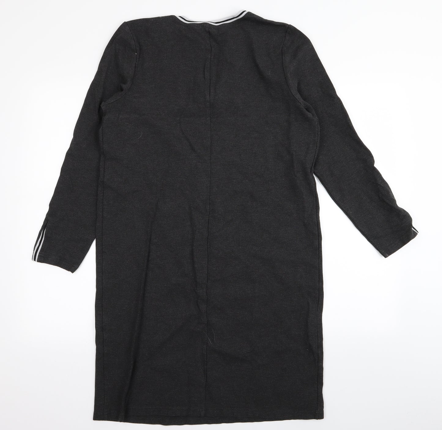 GR nature Womens Grey   T-Shirt Dress  Size 12