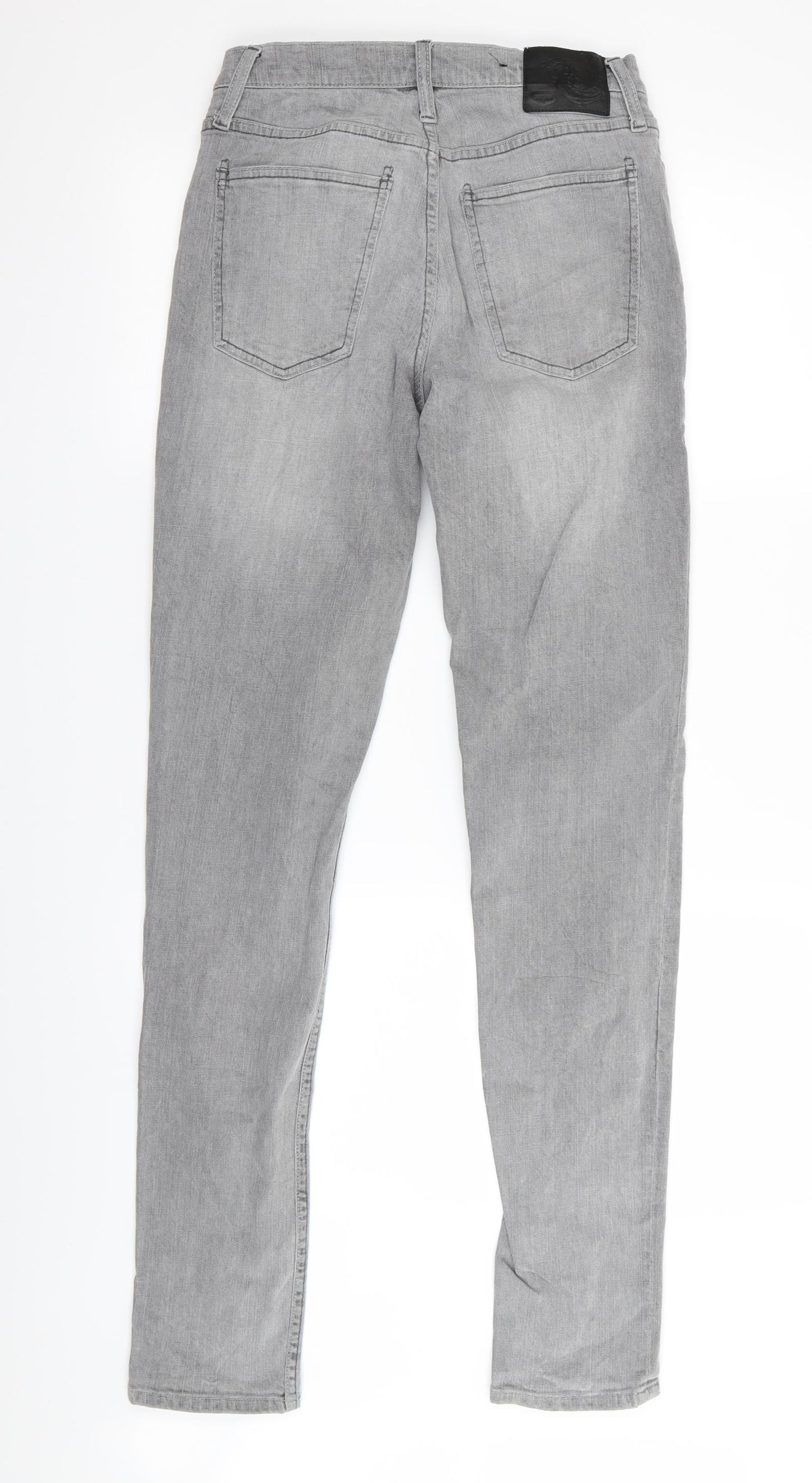 Preworn Womens Grey   Straight Jeans Size 26 in L33 in