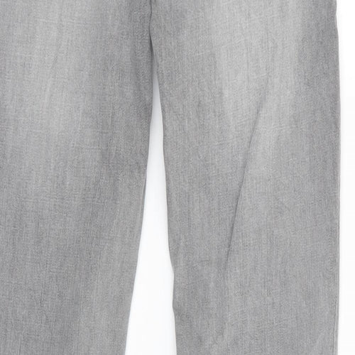 Preworn Womens Grey   Straight Jeans Size 26 in L33 in