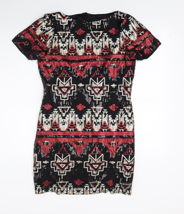 Rare London Womens Black A-Line Size S